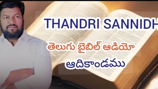 THANDRI SANNIDHI తెలుగు ఆడియో బైబిల్SISTER MERI TS