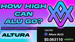 Altura Price prediction 2022! ｜ALU TOKEN