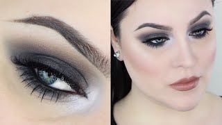 GREY SMOKEY EYE MAKEUP TUTORIAL