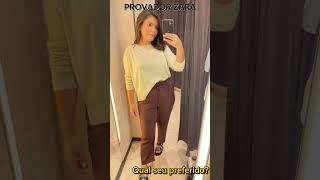 PROVADOR ZARA - Qual seu preferido? #looks #outfit #zara #zaradress #zarazara #ootd #look #moda