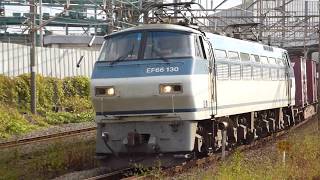 JR貨物　EF66 130貨物列車　浜川崎駅