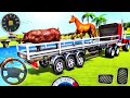 Farm Animal Transport Truck Driving 3D - Zoo Transporter Drive Simulator - Android GamePlay