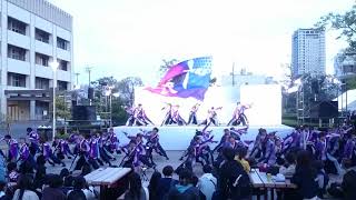 香川大学よさこい連”風華”2019「叶永」　香川大学祭2019.11.02