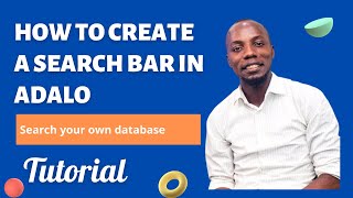 How to create a searchbar in your Adalo App part 1