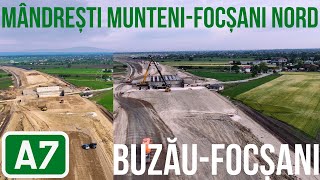 AUTOSTRADA A7 | Buzău-Focșani lot 4 | Stadiu 17.05.2024 si Comparatie stadiu la 10 zile lucratoare