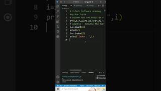 Python Tuple #shortsfeed #shorts #shortvideo #viralshorts #tutorial