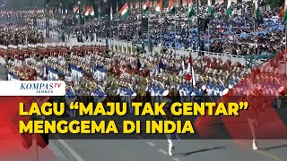 Lagu Maju Tak Gentar Menggema di Parade HUT India, Para Prajurit TNI Jadi Sorotan!