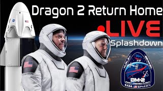 [Splashdown 55:50]"SpaceX Crew Dragon Return Home" Crew Dragon Demo 2 | NASA astronauts splashdown