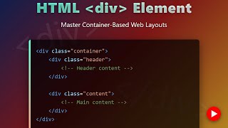 HTML div Element Explained for Beginners: Structure & Layout Essentials