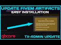 Update Latest FiveM Server Artifacts | Update Latest Tx Admin | FiveM Tutorial 2023 | MJ DEVELOPMENT