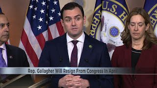 US Rep. Mike Gallagher announces resignation from Congress