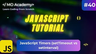 JavaScript Timers Explained | setTimeout vs setInterval (2025–2026 Tutorial)