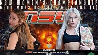 NSW Women’s Title Fight - Beaa Moss vs Taylor Rising (c) - New Frontier: Worlds Collide