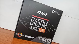 MSI B450M-A PRO MAX Motherboard