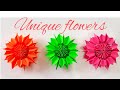 DIY || Unique Flower making with paper  || flower craft  #viralvideos  Rhythm Smart Art ✨️✨️