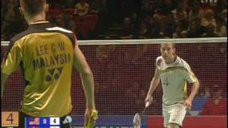 [2/6] Demi-finale SH : Lee Chong Wei vs Peter Gade (All England 2010)