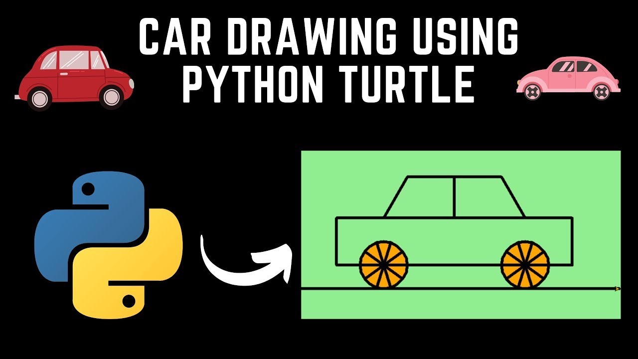 How To Draw Car In Python Turtle Ii Python Me Car Kaise Banaye Youtube