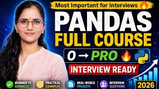 Python Full Course 2026 🔥 | Complete Python Tutorial for Beginners to Advanced | Interview Questions