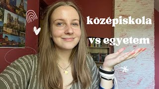 KÖZÉPISKOLA VS EGYETEM (egyetemi tévhitek cáfolása)