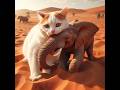 Cats and elephants #cat #ultraman #funny #movie #kucing #ai #cute #story #catlover #cutecat