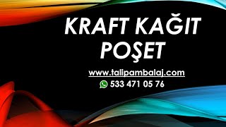 TALİP AMBALAJ KRAFT KAĞIT POŞET