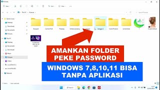 Cara kunci folder di laptop windows 11