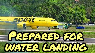 Spirit airlines emergency in Jamaica