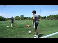 first touch training for footballers improve your first touch