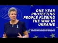 EU’s SUPPORT TO PEOPLE FLEEING THE WAR IN UKRAINE – EU Commissioner Ylva Johansson highlights