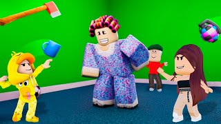 Destruye a la ABUELA MALVADA en Roblox!