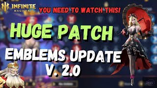 Infinite Magicraid (IMR): HUGE PATCH UPDATE | Emblems Changed! v. 2.0