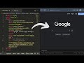 ASMR Programming - Google Searching Page Design HTML & CSS | No Talking