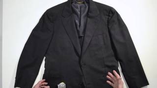 Measuring A Suit Jacket for Ebay