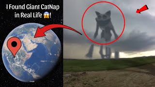 I Found Very Giant CatNap in Real Life On Google Earth and Google Maps 😱!