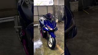 repaint yamaha aerox biru candy #aerox #aerox155