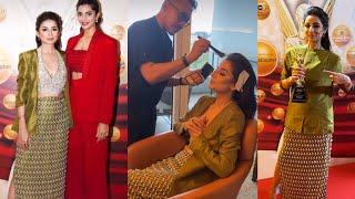 Sarwat gilani aur sanam saeed ko mila award/ kis ki dressing achi lagi