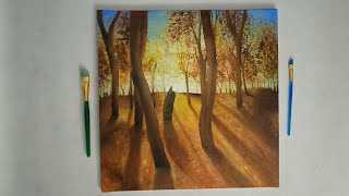 #15 Basic Painting/Landscape Sunrise Painting