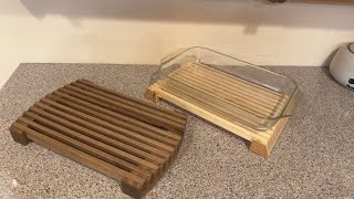 Cooling Tray Woodworking Build Tutorial - Two Levels To Make A Great Woodworking Gift.