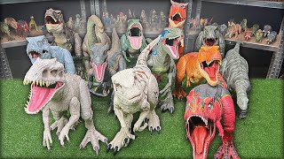 BIGGEST Box of The BIGGEST Jurassic World Dino Figures | T-Rex, I-Rex, Giganotosaurus, & More!