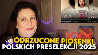 ❌Te piosenki NIE DOSTAŁY SIE do Polskich Preselekcji! | Eurowizja 2025 Polska | Polskie Preselekcje