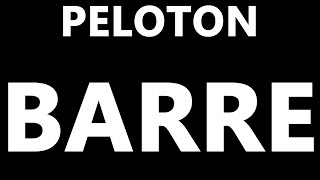 Peloton Barre Classes Announced!
