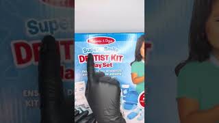 Asmr unboxing Malissa \u0026 Doug Super Smile Dentist Kit Play Set. #dentist