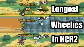 Longest Wheelies in HCR2 History | Hill Climb Racing 2