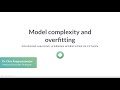 Python Tutorial : Model complexity and overfitting