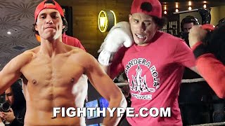 DAVID BENAVIDEZ FINAL WORKOUT FOR CALEB PLANT; TRANSFORMS INTO SCARY MONSTER & UNLEASHES POWER
