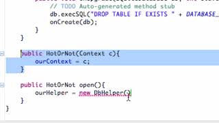 Android Application Development Tutorial 115 Opening SQLite database to write
