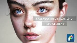 Fazendo hiper realismo pelo celular - speedpaint (ibis paint x)