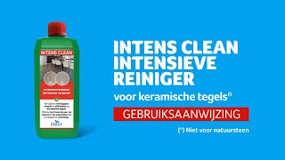 Hoe voetstappen, strepen en afdrukken op keramische tegels verwijderen met Intens Clean? | BERDY