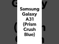 Samsung Galaxy A31 (Prism Crush Blue, 6GB RAM, 128GB Storage)