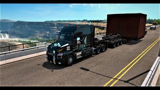 American Truck Simulator Gameplay Pc  With Heavy Cargo 2022 #americantrucksimulator
